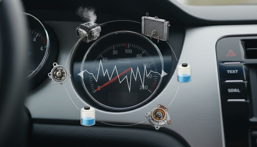 Découvrez les principales causes pour lesquelles l'aiguille de la température moteur monte et descend, et apprenez comment diagnostiquer et résoudre ce problème.